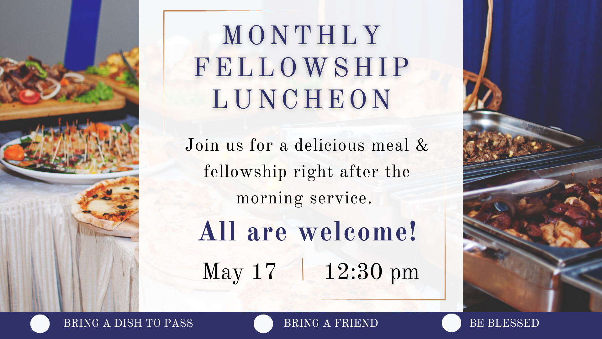 May 2026 Fellowship Meal